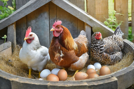 galline pollaio uova 