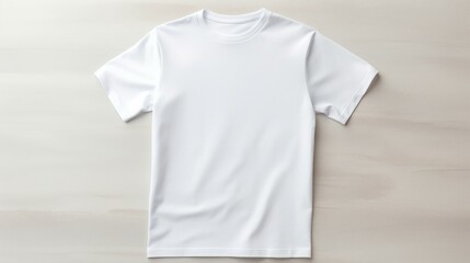Clean White T-Shirt - obrazy, fototapety, plakaty