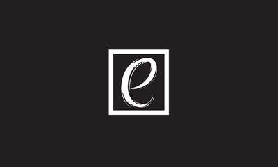E, EE, Abstract Letters Logo Monogram	