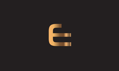 E, EE, Abstract Letters Logo Monogram	