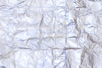 Aluminum foil texture. Chocolate packaging foil.