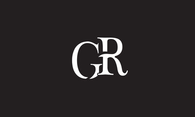 GR, RG , G , R, Abstract Letters Logo Monogram	