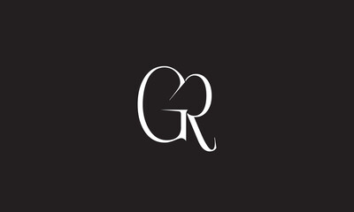 GR, RG , G , R, Abstract Letters Logo Monogram	