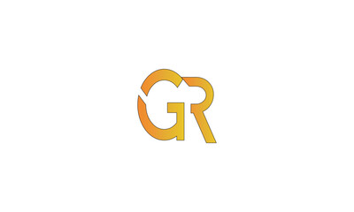 GR, RG , G , R, Abstract Letters Logo Monogram	