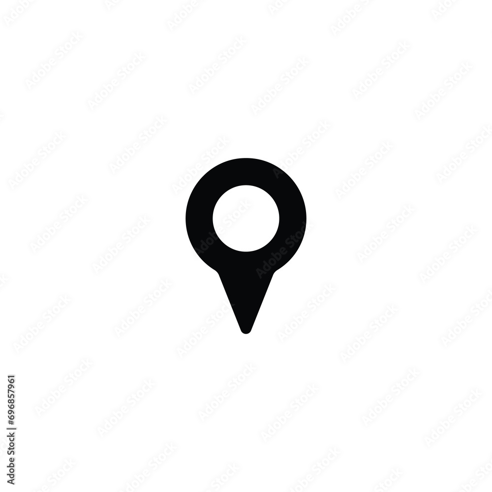 Poster pin map icon vector for web site computer and mobile app