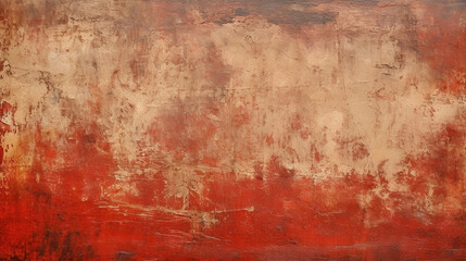 Grungy textured crimson and brown dry paint texture background