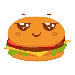 Humberger Karakter Illustration