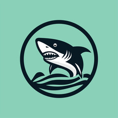 SHARK ICON LOGO VECTOR