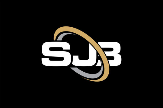 SJB creative letter logo design vector icon illustration	