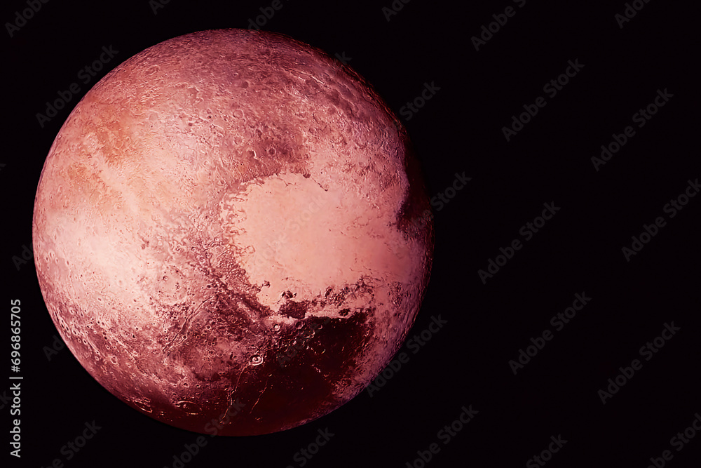 Canvas Prints planet pluto. elements of this image furnished by nasa
