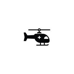 medical Helicopter icon, Helicopter symbol vector for web site Computer and mobile app
