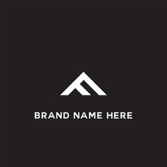 F letter logo, F Letter F logo, F letter icon Design with black background. Luxury F letter