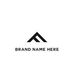Fototapeta premium F letter logo, F Letter F logo, F letter icon Design with black background. Luxury F letter