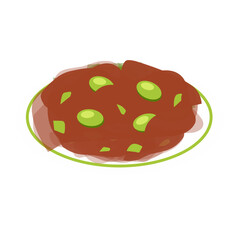 Petai Illustration, vegetable clipart 