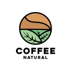 Coffee Cafe Shop Logo Vector Design illustration Emblem