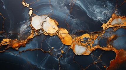 A mesmerizing abstract representation of a map, captured in a single droplet of water on the surface of a beautiful marble