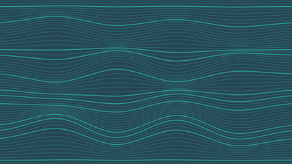 Abstract wavy line connected background in blue. This creative background can be used as a banner or wallpaper.
