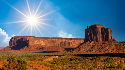 Sunrise view at Monument Valley, Arizona, USA. Monument Valley, Arizona, USA at dawn