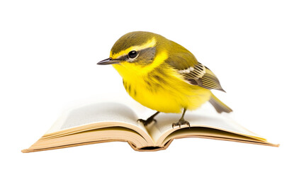 Reading Warbler on White on a transparent background