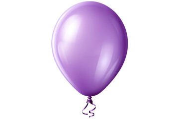 Purple balloon transparent background