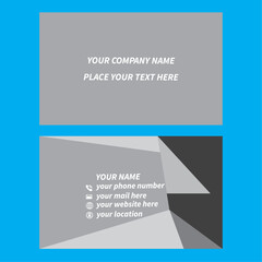 Luxury, unique, corporate vector eps business card template design free download for your company 
or personal use.