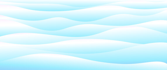 Obraz premium Premium white blue 3d cover design vector background with waves and shadow. Elegant 3d tile for design interior. Modern luxury illustration for cover design, card, flyer, poster and luxe invite. 