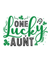 One lucky aunt St patricks day