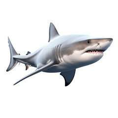Obraz premium shark isolated on white