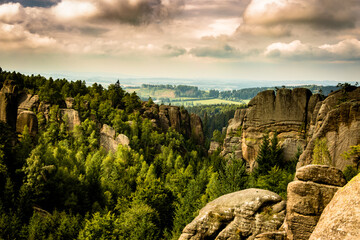 wiew on Broubov rock