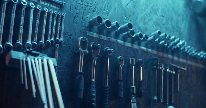 Set of various tools for repair