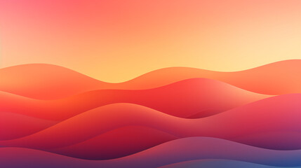Fototapeta premium Serene sunset symphony background with wave