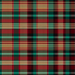 Fototapeta premium Seamless plaid, tartan, check pattern, tileable country style print for wallpaper, wrapping paper, scrapbook, fabric and product design