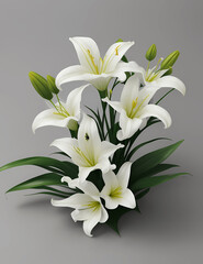 Fototapeta na wymiar White Lilies