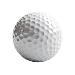 Golf ball on transparent background PNG