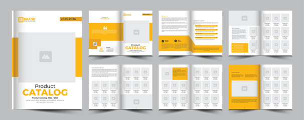 Product catalog or catalogue template design