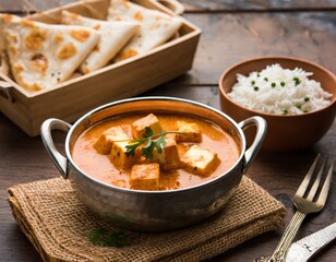 Paneer Curry or paneer butter masala