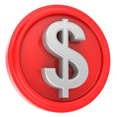 3d Render Number Dollar