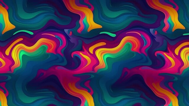 Abstract futuristic animated lava shape background, loopable element, 3D animation, 4K
