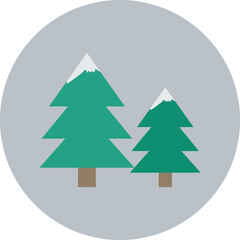 christmas tree illustration. travel icon png, travel icon vector, travel icon symbols. move, trip, ride, touring, globetrotting, vacation, tour, traverse, journey vector icon.