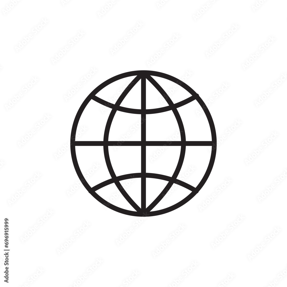 Wall mural go to web symbol icon vector illustration eps 10