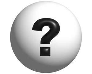 3d question mark
