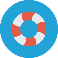 life buoy icon. travel icon png, travel icon vector, travel icon symbols. move, trip, ride, touring, globetrotting, vacation, tour, traverse, journey vector icon.