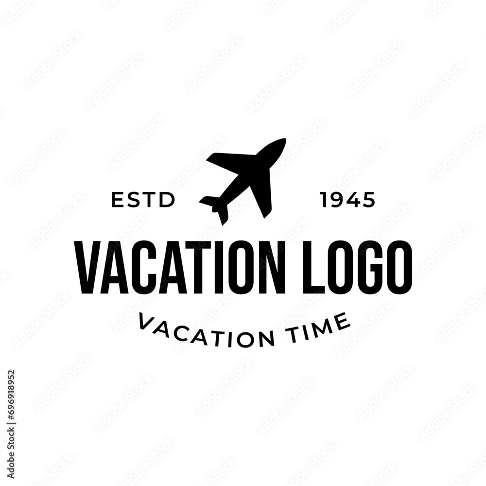 Wall mural Travel logo icon vector template on white background