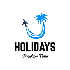Travel logo icon vector template on white background