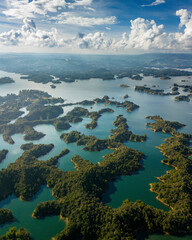 Guatape, Colombia aerial