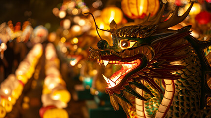 Naklejka premium Chinese New Year - Year of the Dragon