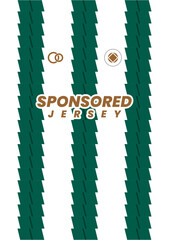 Soccer jersey pattern design. Geometric pattern on blue abstract background for soccer kit, football kit or sports uniform. T-shirt mockup template. Fabric pattern. Sport background