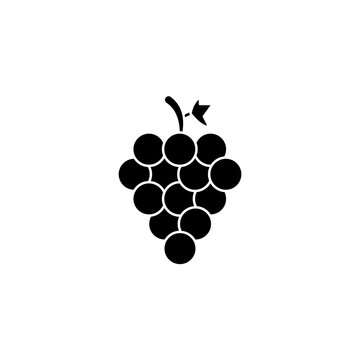 grape concept line icon. Simple element illustration. grape concept outline symbol design.