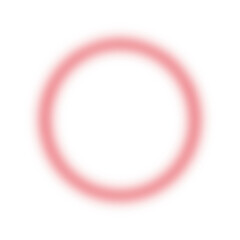 Red Circle Spray Element Design For Decorative