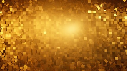 abstract golden cube disco background